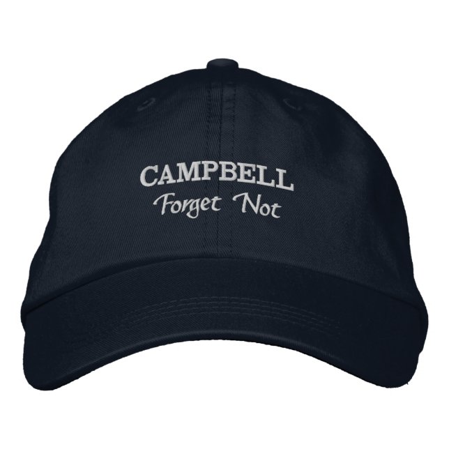 Brodée Campbell Clan Motto Casquette brodé (Devant)