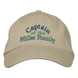 Brodée Capitaine de famille Casquette par SRF