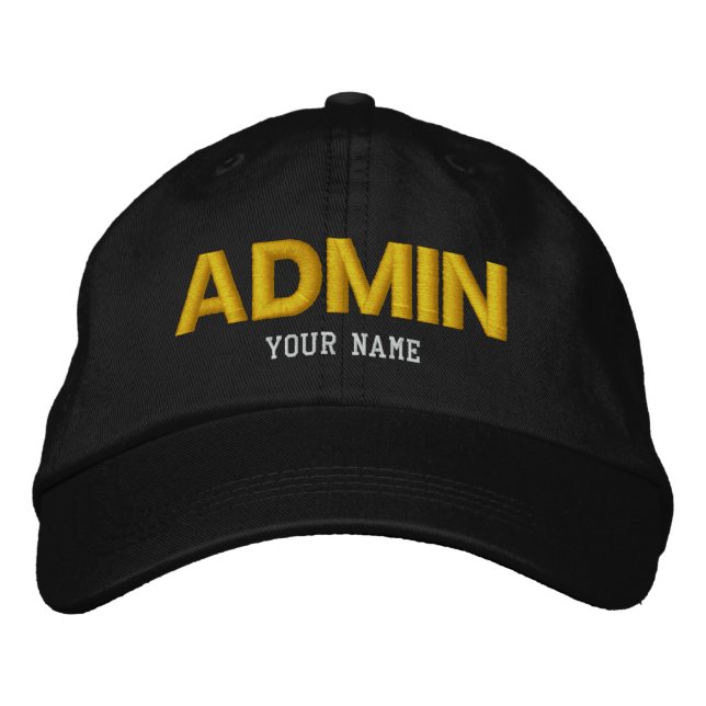 BRODÉE CASQUETTE ADMIN (Devant)