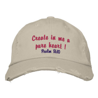 Brodée Casquette affligé mignon pour dames pur vers coeur