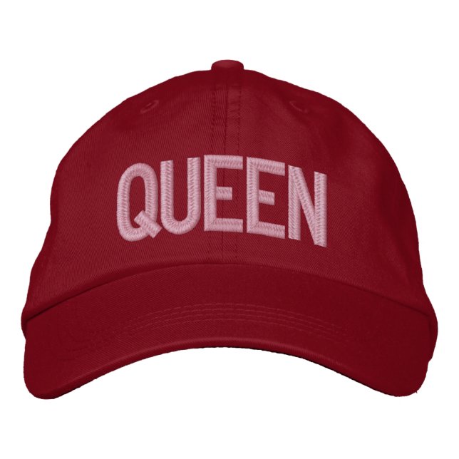 Brodée Casquette ajustable personnalisé Queen (Devant)