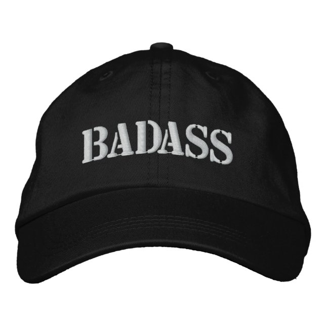 BRODÉE CASQUETTE BADASS EMBROIDÉE (Devant)