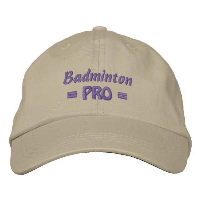 Brodée Casquette Badminton PRO (Devant)