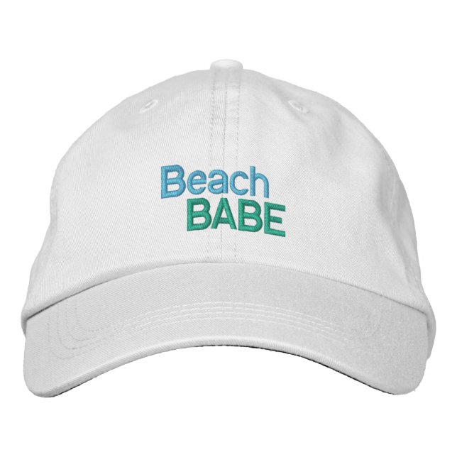 BRODÉE CASQUETTE BEACH BABE (Devant)