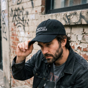 Brodée Casquette Black Chapeau réglable Crown Graphic