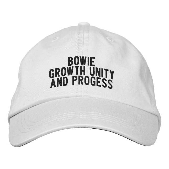 Brodée Casquette BOWIE Maryland (Devant)