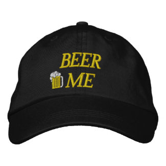 Brodée Casquette brodé Beer Me