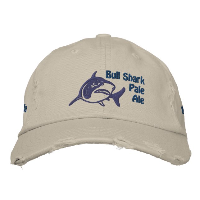 Brodée Casquette brodé de Bull Shark Pale Ale (Devant)