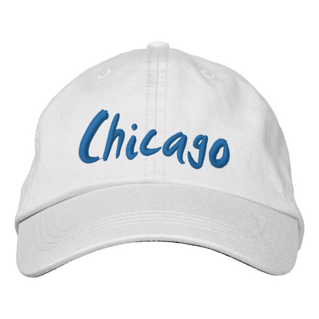 Brodée Casquette brodé de Chicago (Devant)