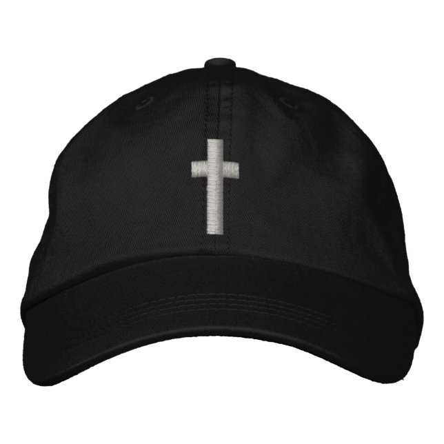 Brodée Casquette brodé de Christian Cross (Devant)