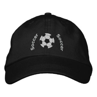 Brodée Casquette brodé de football