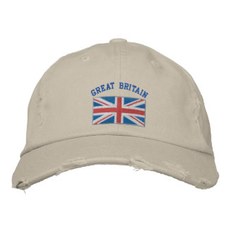 Brodée Casquette brodé de Grande-Bretagne