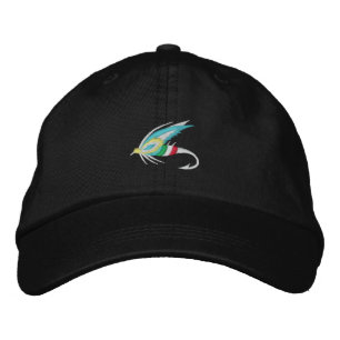 Brodée Casquette brodé de la pêche au volant