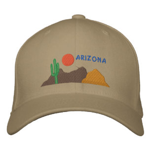 Brodée Casquette brodé de l'Arizona