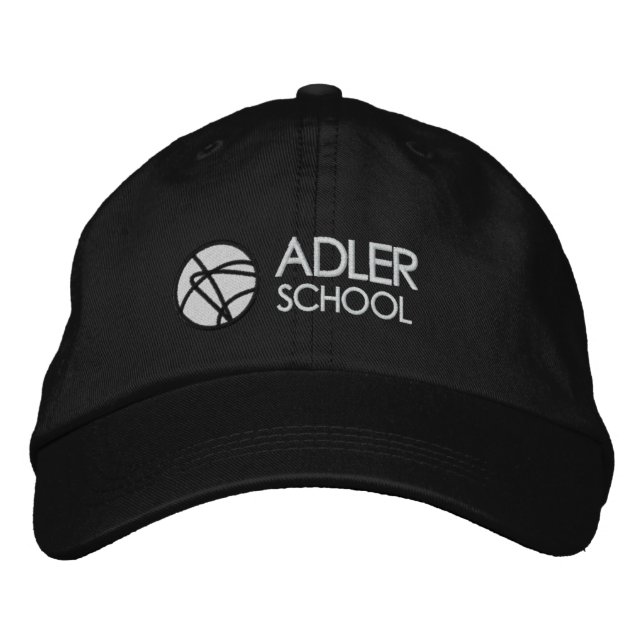Brodée Casquette brodé de l'école Adler 2 (Devant)