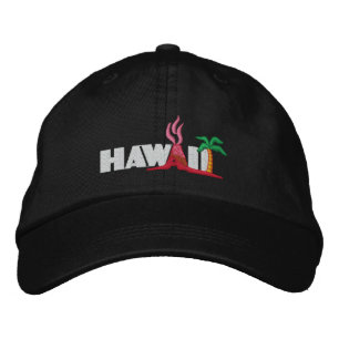 Brodée Casquette brodé de lune de miel hawaïenne