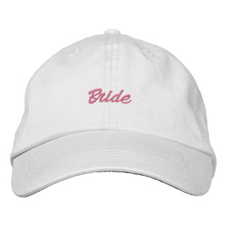 Brodée Casquette Brodé de mariée