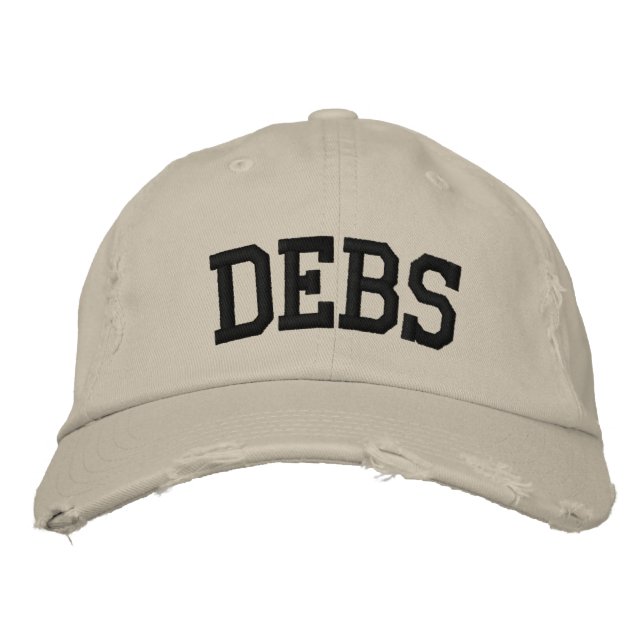 Brodée Casquette Brodé Debs (Devant)