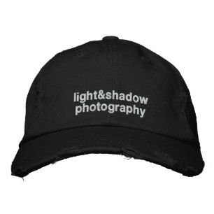 Brodée Casquette brodé désossé - noir