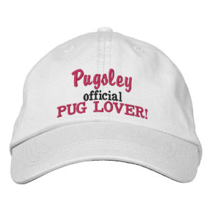 Brodée Casquette brodé du Carlin officiel Lover