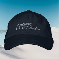 Casquette brodé du mont McKinley Denali Alaska
