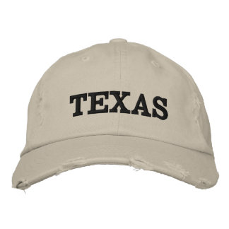 Brodée Casquette brodé du Texas