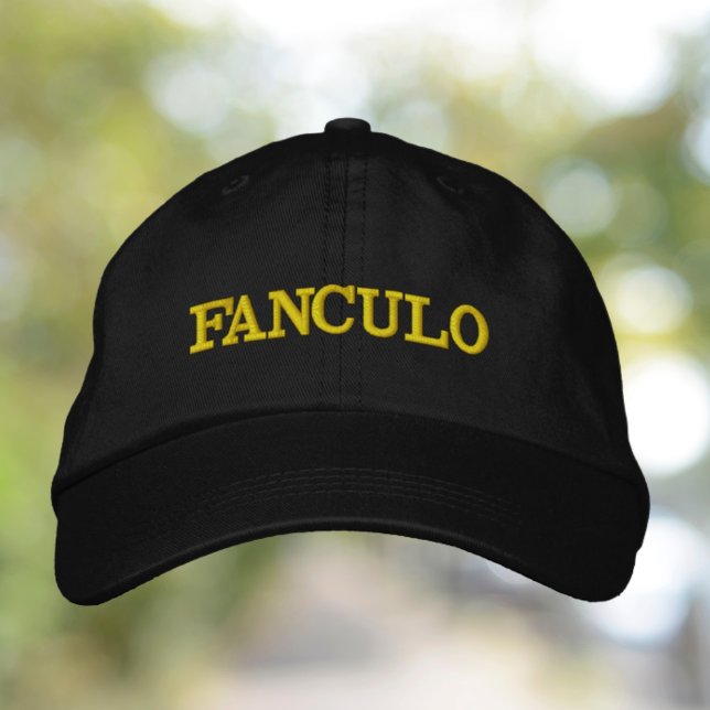 Brodée Casquette brodé Fanculo (Fanculo Funny Italian Embroidered Hat Baseball Cap)