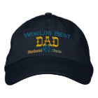 Casquette brodé fête des pères