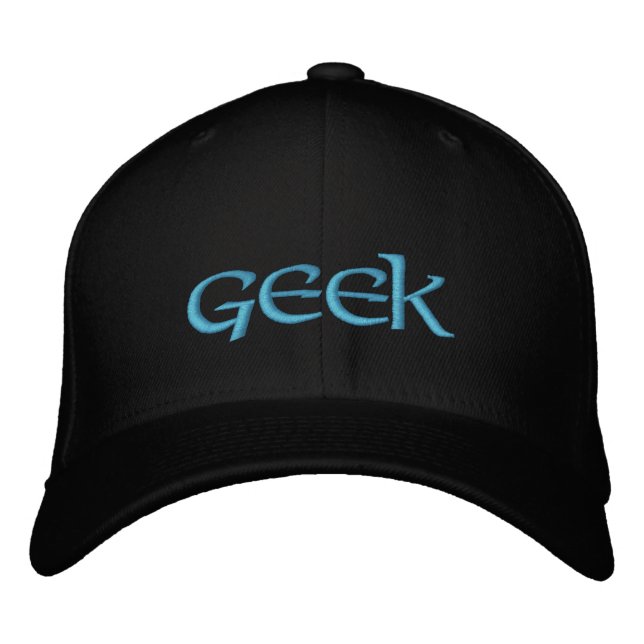 Brodée Casquette brodé geek (Devant)