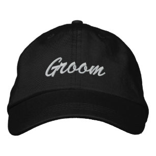 Brodée Casquette brodé Groom