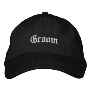 Brodée Casquette brodé Groom