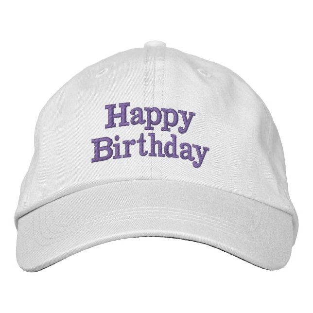 Brodée Casquette brodé, habillement alternatif Adjusta de (Devant)