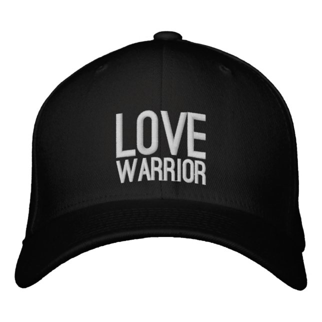 Brodée Casquette brodé Love Warrior (Devant)