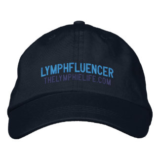 Brodée Casquette brodé "Lymphfluencer"