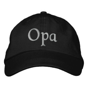 Brodée Casquette brodé Opa