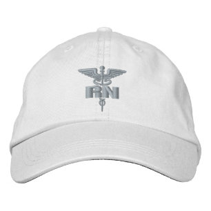 Brodée Casquette brodé par infirmier autorisé de RN