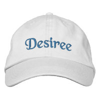 Casquette brodé personnalisé - Nom modifiable