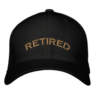 Brodée Casquette brodé retraité