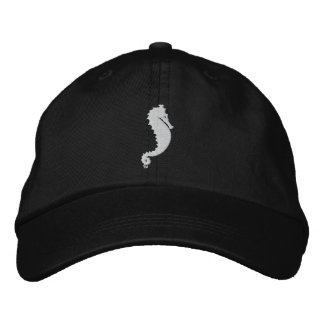 Brodée Casquette brodé Sea Ghost Noir