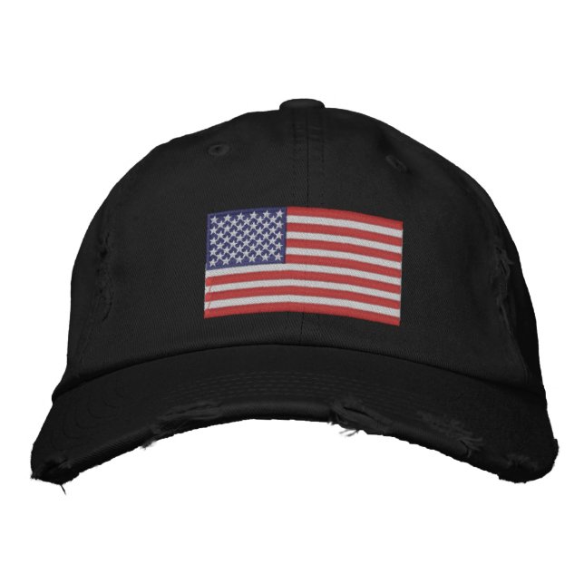 Brodée Casquette brodé USA (Devant)