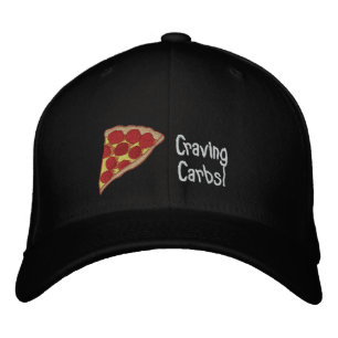 Brodée Casquette Brodee Pizza- Vous Pouvez Modifier Le Te