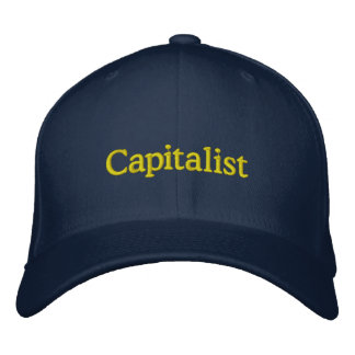 Brodée Casquette capitaliste