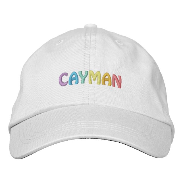 BRODÉE CASQUETTE CAYMAN (Devant)