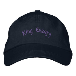Brodée Casquette classique navy ajustable pour homme avec