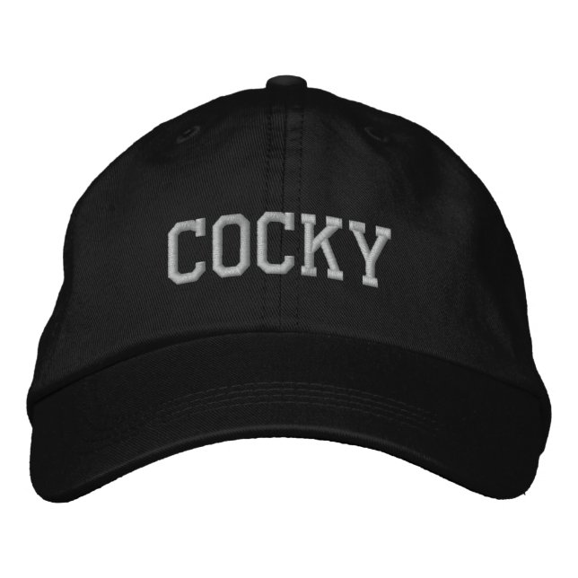 Brodée Casquette Cocky (Devant)