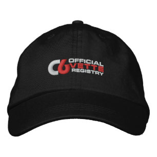 Brodée Casquette couleur foncée du logo C6VR