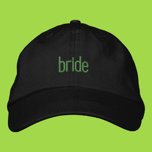 Brodée Casquette Dad Brodé Fille de Bride Green