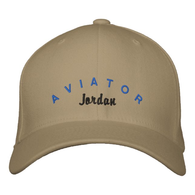 Brodée Casquette d'avion (Devant)