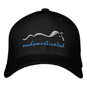Brodée Casquette de balle féminine non domestiquée