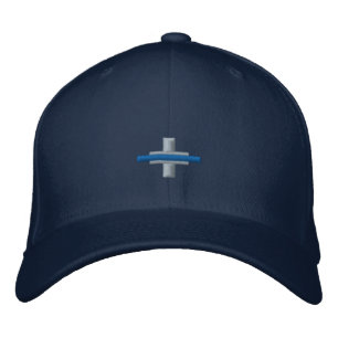 Brodée Casquette de base-ball BlueLine
